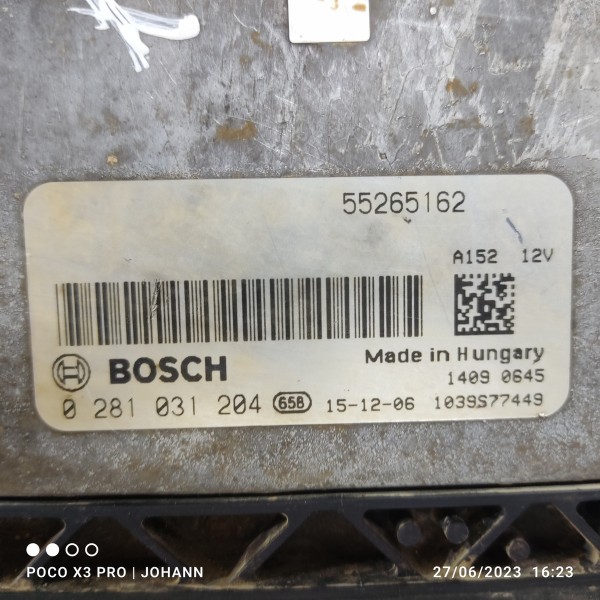 Modulo Injecao Fiat Toro Renegade Diesel 2016/2021 55265162
