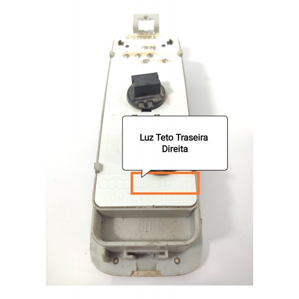 Luz Teto Audi Q5 2012/2016 Traseira Direita 8r0947292