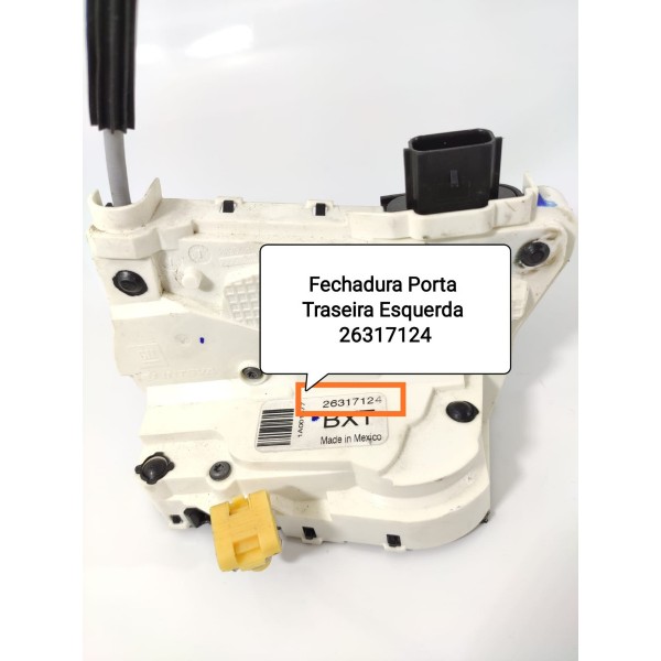 Fechadura Porta Onix Tracker Traseira Esq 2020/2024 26317124