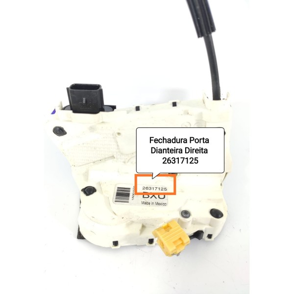 Fechadura Porta Onix Tracker Dianteira Di 2020/2024 26317125