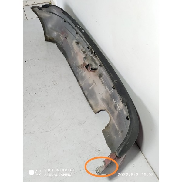 Parachoque Traseiro Peugeot 206 Hatch 2001 Detalhe / 17777