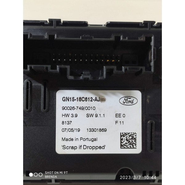 Comando Ar Condicionado Ecosport 2017/21 Gn1518c612aj /26509
