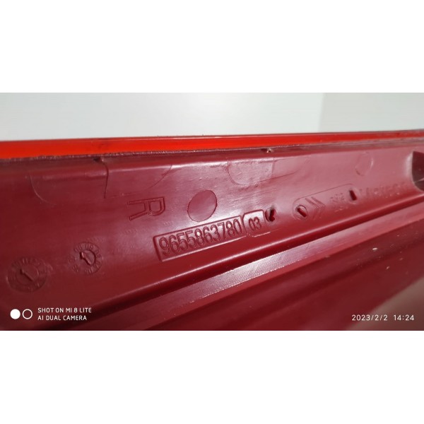 Lanterna Tampa Citroen C4 Hatch Dir 2009 A 2015 Orig / 25289