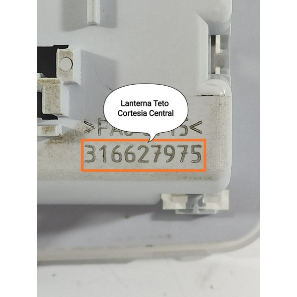 Luz Teto Cortesia Cruze 1.4 2017/2023 316627975