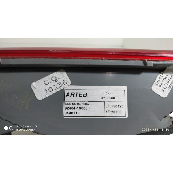 Lanterna Hyundai Hb20 Hatch Dir Tampa Ate 2017 Orig / 24870