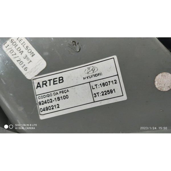 Lanterna Hyundai Hb20 Sedan Direita Ate 2017 Orig / 24857