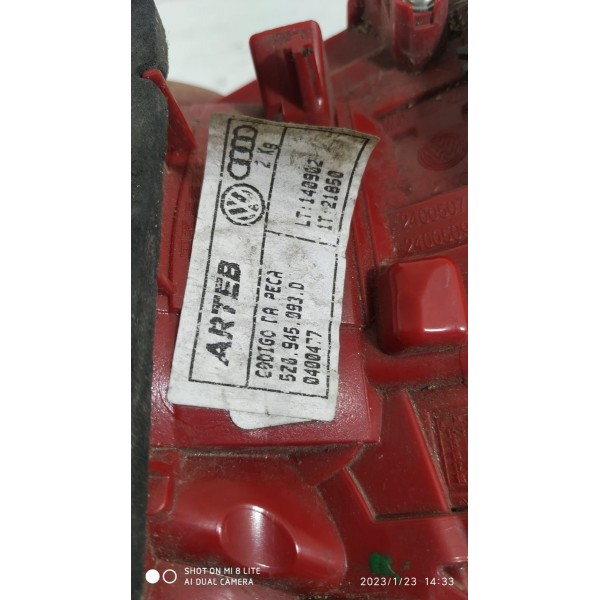 Lanterna Vw Fox Esquerda Tampa Tras 2015 Original / 24688