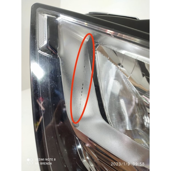 Farol Ecosport Esquerdo Sem Led 2018 2019 2020 2021 /24030
