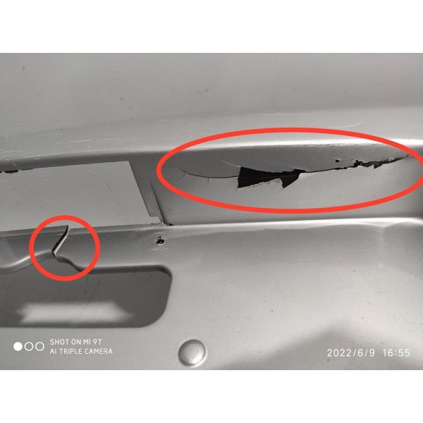Parachoque Traseiro Toyota Etios Detalhe / 15550