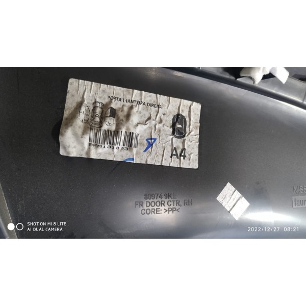 Forro Porta Nissan Versa Dianteiro Direito 2014/2020 / 23592