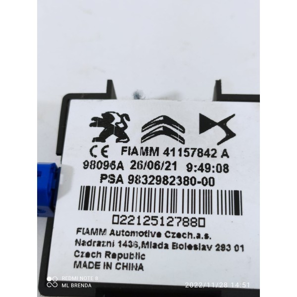 Amplificador Antena Peugeot 208 2020/2024 9832982380 /22974
