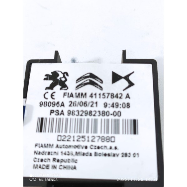 Amplificador Antena Peugeot 208 2020/2024 9832982380 /22974