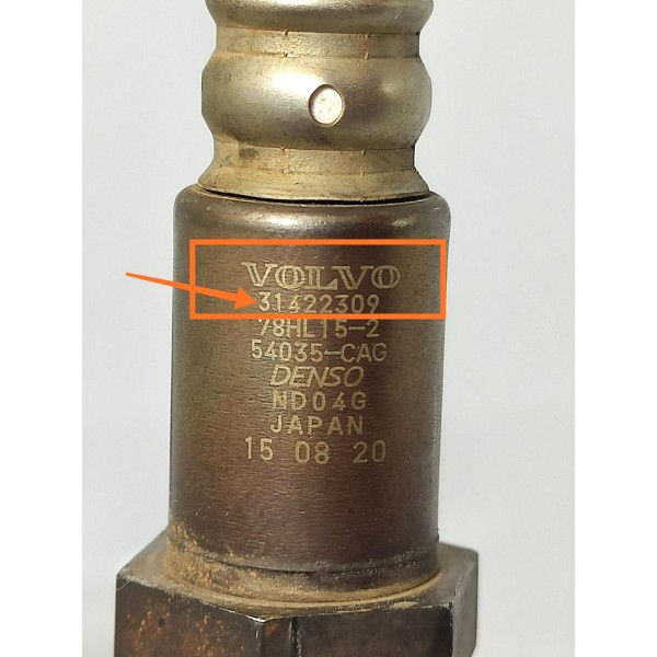 Sonda Lambda Volvo V40 V60 S60 Xc60 2011/2018 31422309