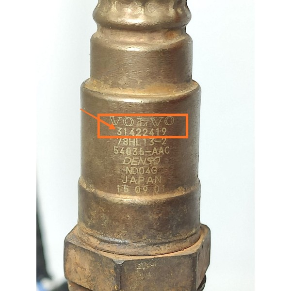 Sonda Lambda Volvo T5 V40 V60 S60 Xc60 11/2018 31422419