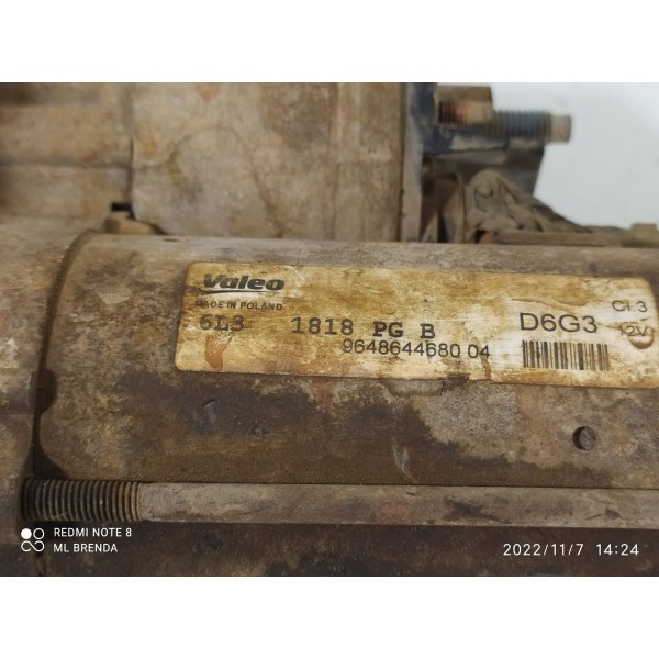 Arranque Partida Peugeot 208 2014/2019 9648644680 /22410