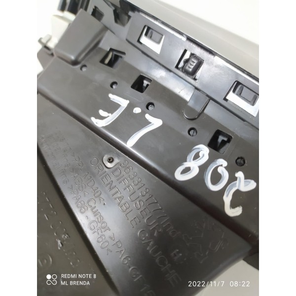 Difusor Ar Peugeot 208 Esq 2014 2015/2018 9633131777 /22235