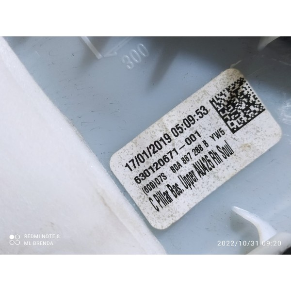 Acabamento Coluna Traseira Direita Audi Q5 2020 / 22140