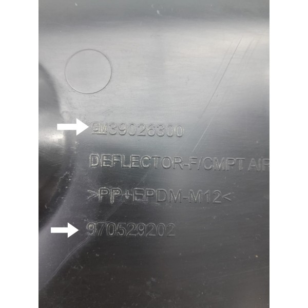 Defletor Ar Inferior Cruze Esquerdo 2017 2019 2022 39026300