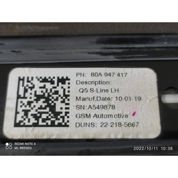 Soleira Porta Audi Q5 Dianteira Esq 2018 2019 2020 21 /21406