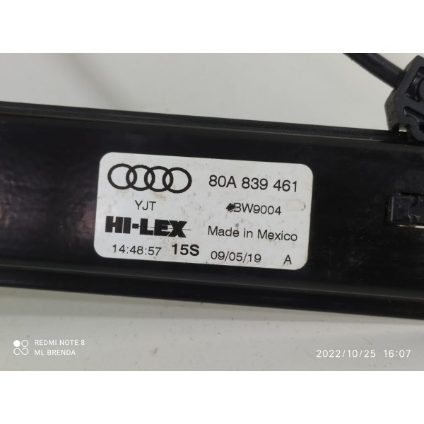 Maquina Vidro Audi Q5 Traseira E 2017/2023 80a839461 / 21878