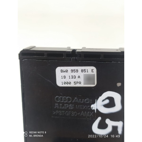Comando Vidro Audi A4 A5 Q5 2017 2018 2023 8w0959851e /21735