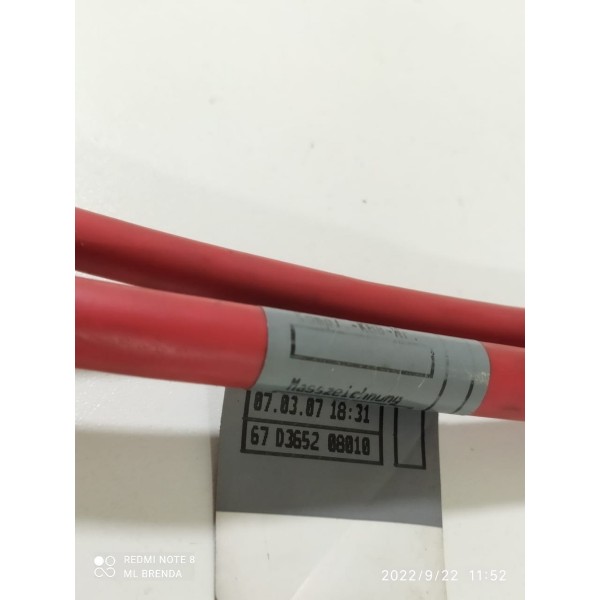 Cabo Positivo Bateria Bmw X3 3.0 2006 2009 2010 2011 / 20626