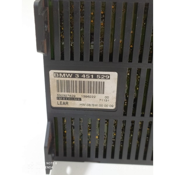 Modulo Central Luz Bmw X3 2007 2008 2009 2011 3451529 /20514