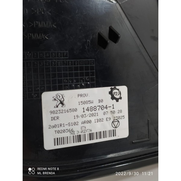Lanterna Peugeot 208 Dir 2020 2022 2024 9823216580 /20998