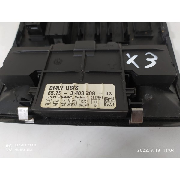 Comando Teto Solar Luz Bmw X3 2004/2011 577621 / 20440