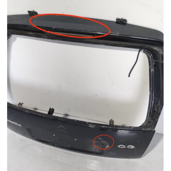 Tampa Traseira Citroen C3 2007/2011 Orig Detalhe  / 21313