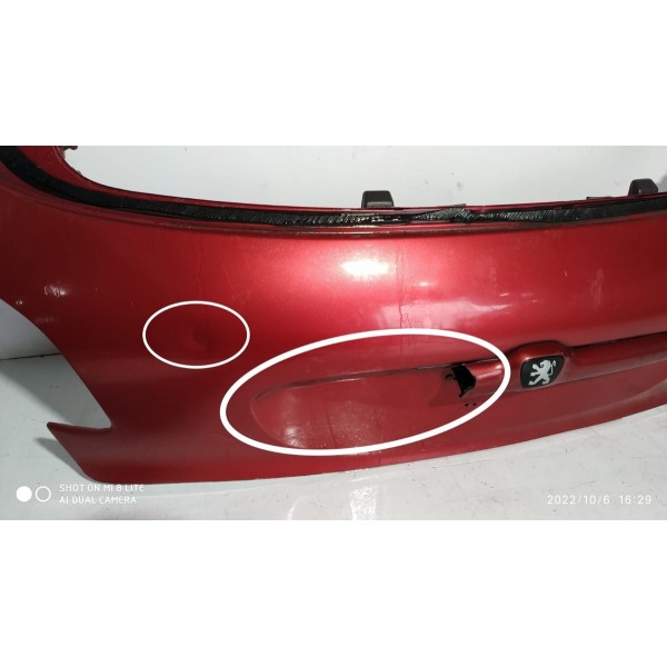 Tampa Traseira Peugeot 206 207 Hatch 1999/2015 Det /21165