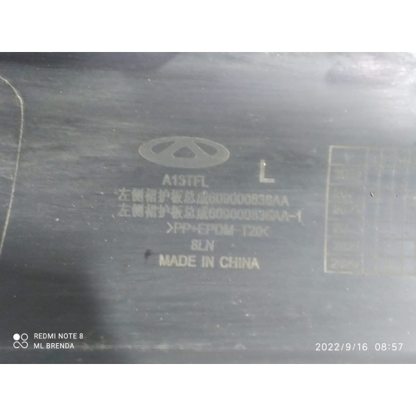 Spoiler Lateral Esq Chery Tiggo 3x 2022 609000836aa /20385