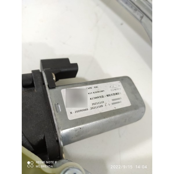 Maquina Vidro Chery Tiggo 3x Traseira Esq 2022 Orig / 20333