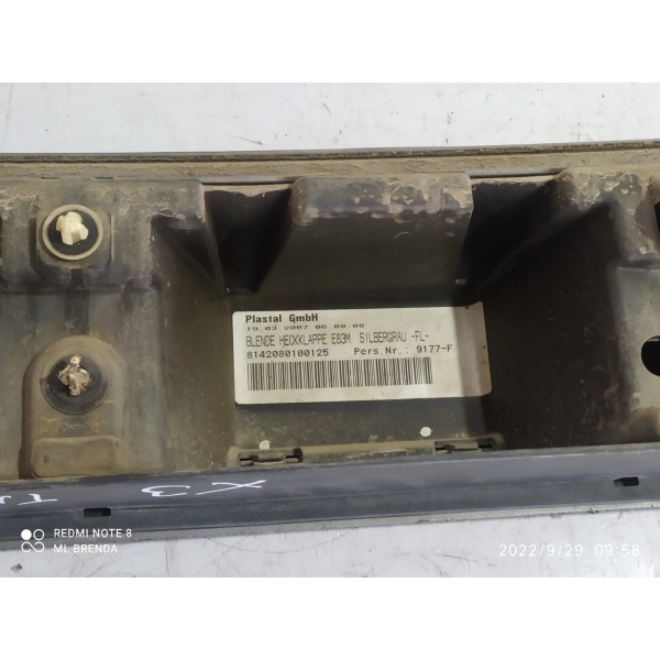 Moldura Friso Tampa Tras Bmw X3 2004/2012 Original / 20887