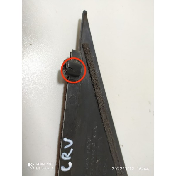Acabamento Ext Porta Tras Esq Honda Crv 2010 Detalhe / 20156