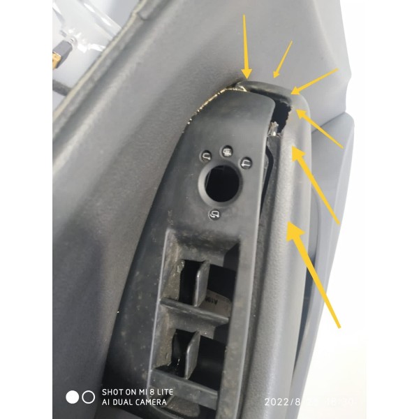 Forro Porta Audi Q5 Dianteiro Es 2009/2012 Origin Det /19064