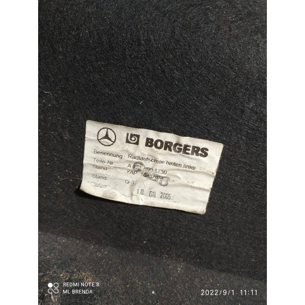 Parabarro Mercedes Slk R171 Tr Es 05/11 A1716901730 /19455