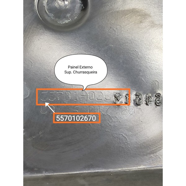Base Churrasqueira Inferior Corolla 2019/2024 5570102670