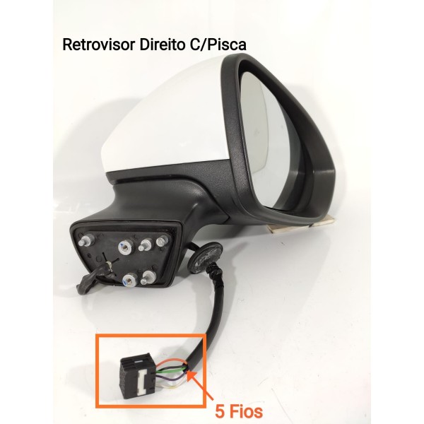 Retrovisor Cruze Direit 2017 2018 2019 2020/2023 Liso /38485