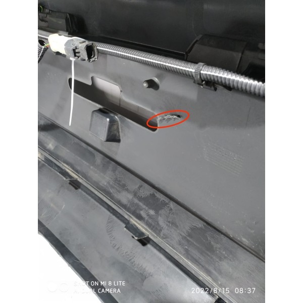 Parachoque Citroen C3 Traseiro 2014/2018 Sensor Orig /18233