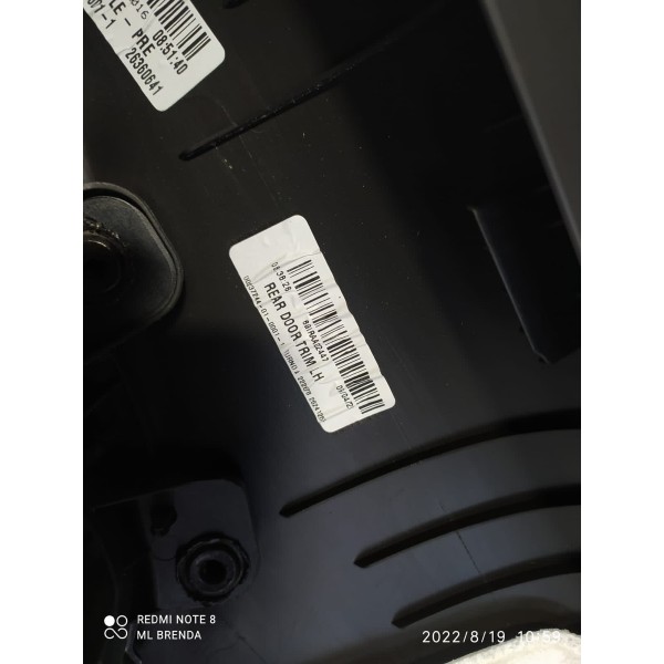 Forro Porta Tracker Premier Tr Esq 2020/2024 Orig /18755