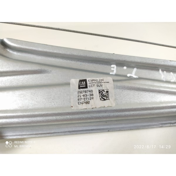 Maquina Vidro Tracker Onix Tras Es 2020/2024 26278749 /18535