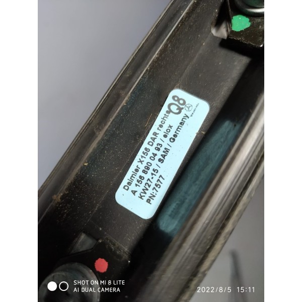 Rack Teto Mercedes Gla200 Dir 2015/2019 A1568900493 /17899