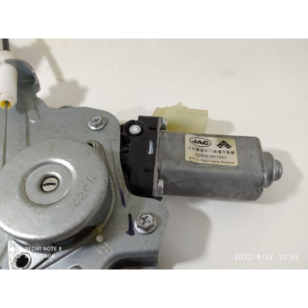 Maquina Vidro Jac T40 Tras Dir 2019 6204210u19a3 / 18132
