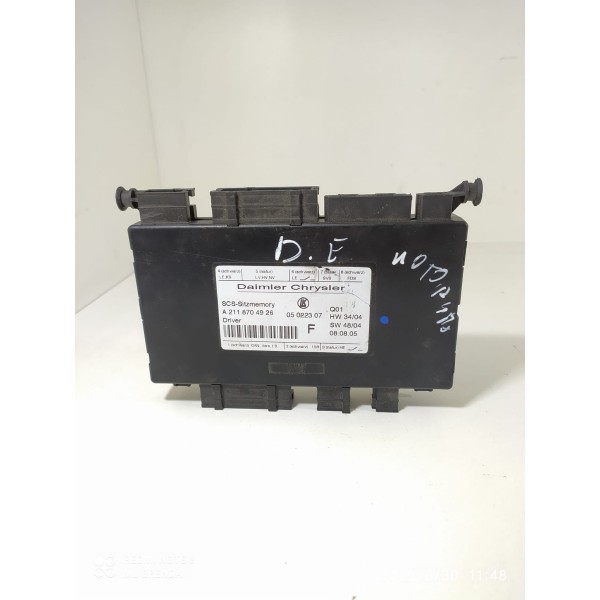 Modulo Sensor Chuva Mercedes Slk R171 A1718300354 /19340