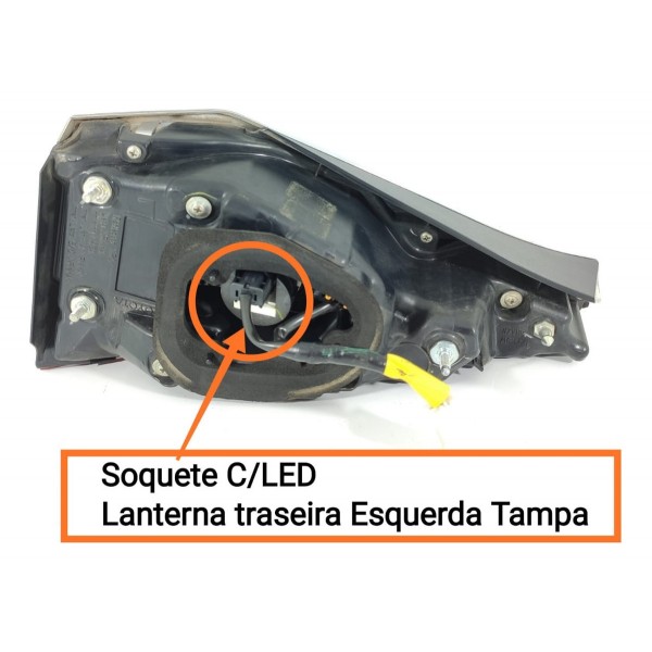 Lanterna Corolla Led Tampa Esquerda 2019/2024 Orig