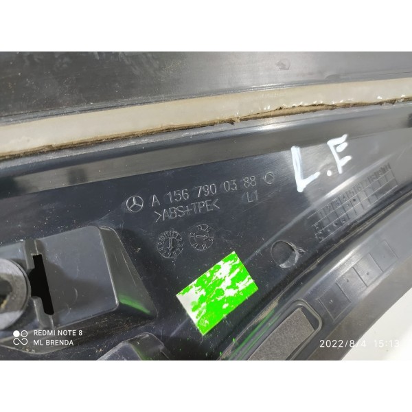 Acabamento Tampa Tras Esq Mercedes Gla200 A1567900388 /17914