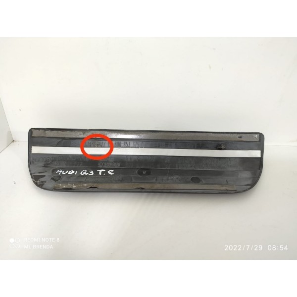 Soleira Porta Audi Q3 Traseira Esq 2012/2015 Detalhe / 17529