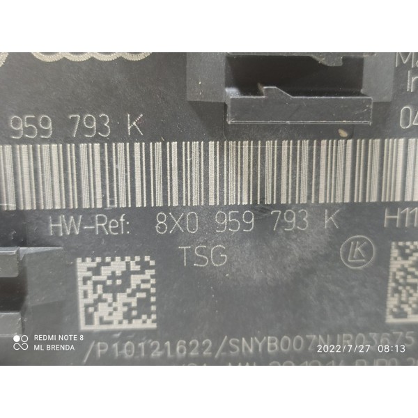 Modulo Porta Audi Q3 Dianteira E 2013/2018 8x0959793k /17351