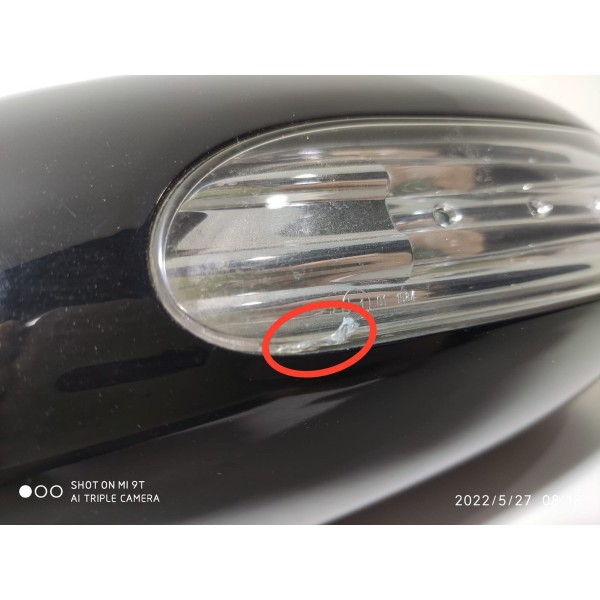 Retrovisor Slk200 350 R171 Esquerd 2005/2007 Det Orig /15298